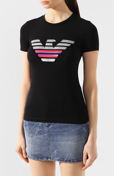 Хлопковая футболка EMPORIO ARMANI, арт. 3H2T8A/2J07Z, фото 3