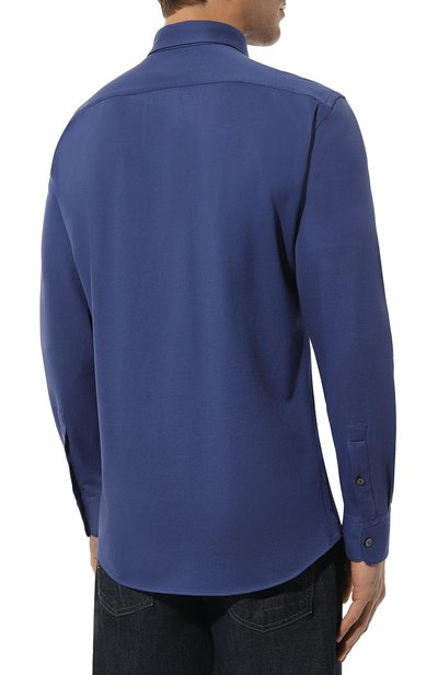 Хлопковая рубашка ZEGNA, арт. UDX18A7/SRF5, фото 4