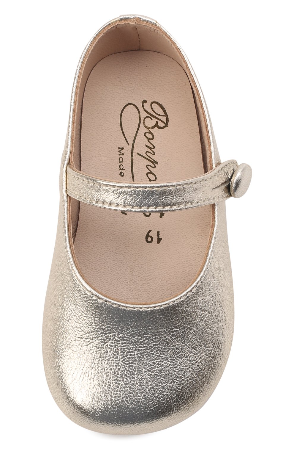 Кожаные пинетки BONPOINT, арт. H18EFPLUME(032)_437660, фото 4