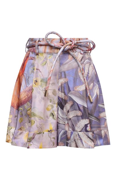 Женские шелковые шорты ZIMMERMANN, арт. 1234AB0T