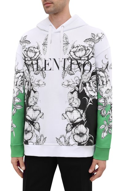 Хлопковое худи VALENTINO, арт. WV3MF19I7L6, фото 3