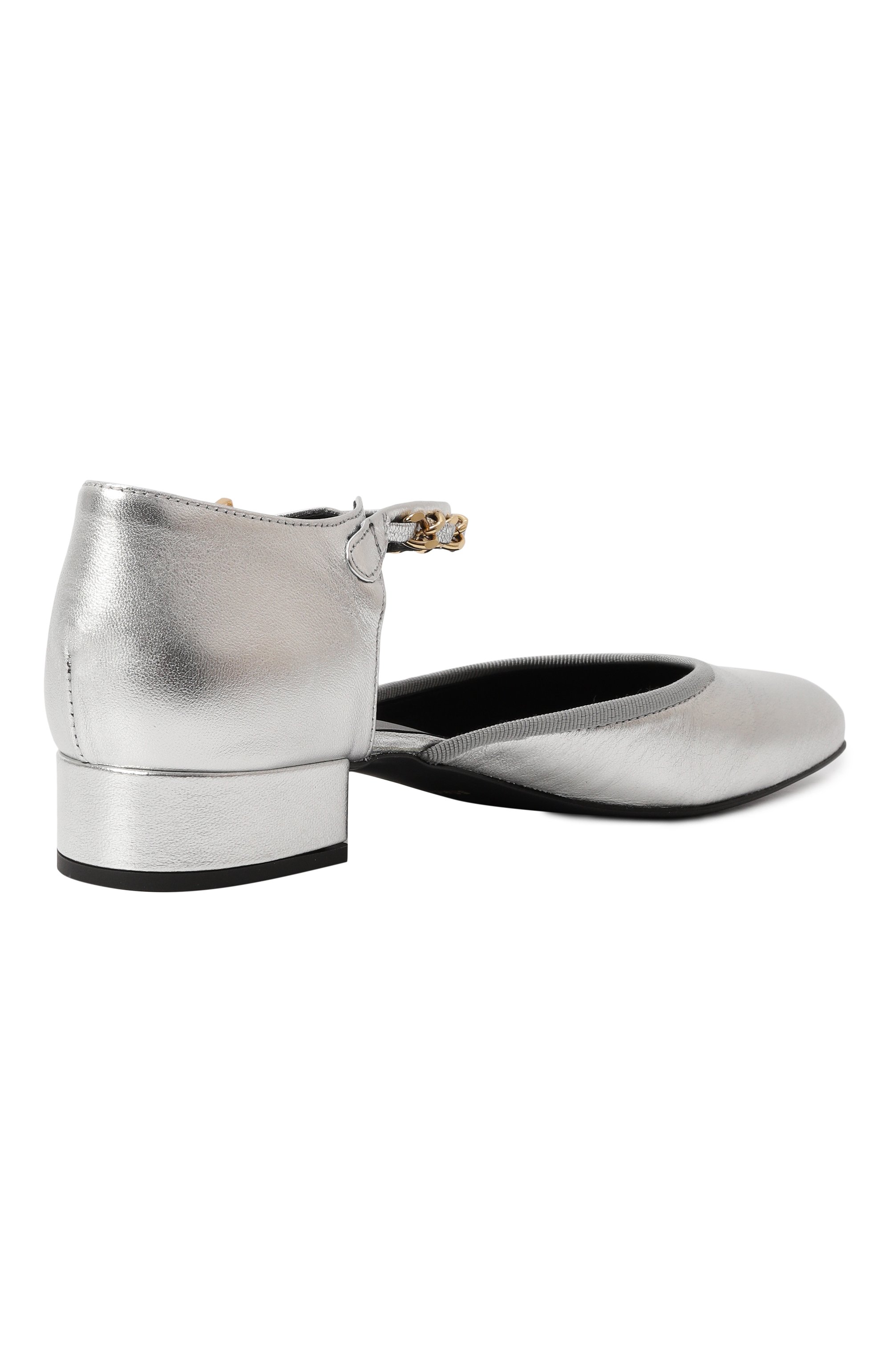 Кожаные туфли VERSACE, арт. 1016546/1A11702/34-38, фото 3