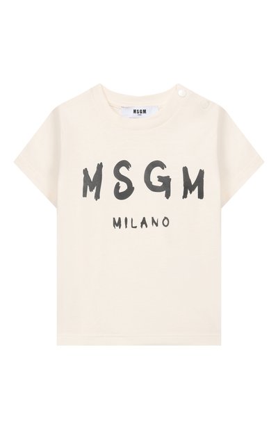 Хлопковая футболка MSGM KIDS, арт. S6MSUNTH266