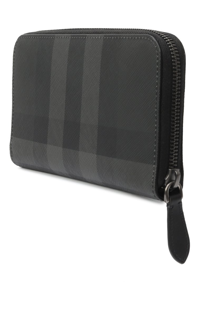 Мужской портмоне BURBERRY серого цвета, арт. 8070254 | Фото 2 (Нос: Не проставлено; Материал: Синтетический материал)