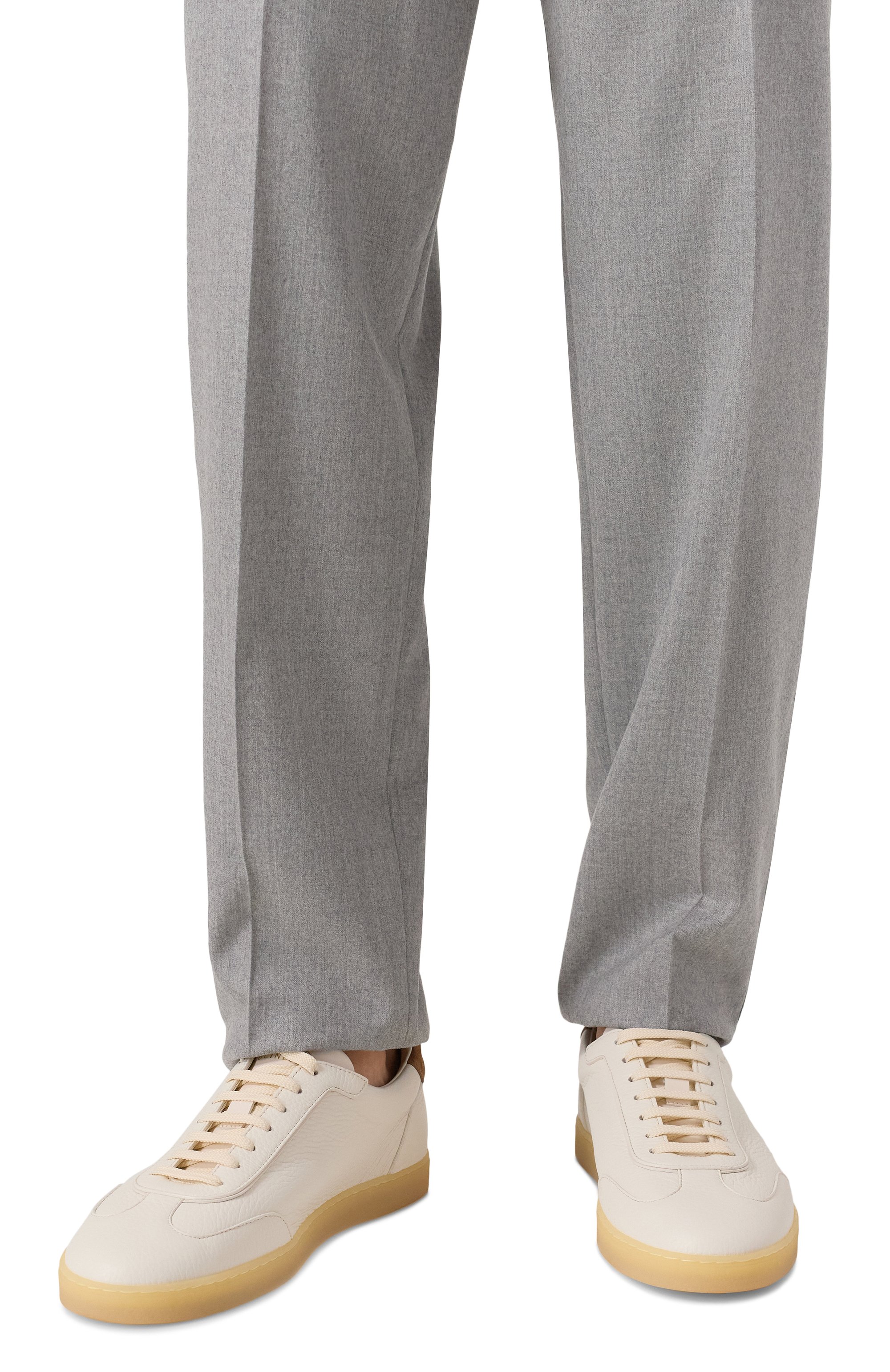 Кожаные кеды BRUNELLO CUCINELLI, арт. MZUKSGJ336, фото 3