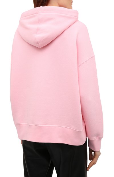 Хлопковое худи PALM ANGELS розового цвета по цене 84650 руб., арт. PWBB023S21FLE0013434, фото 4 Хлопковое худи PALM ANGELS, арт. PWBB023S21FLE0013434, фото 4