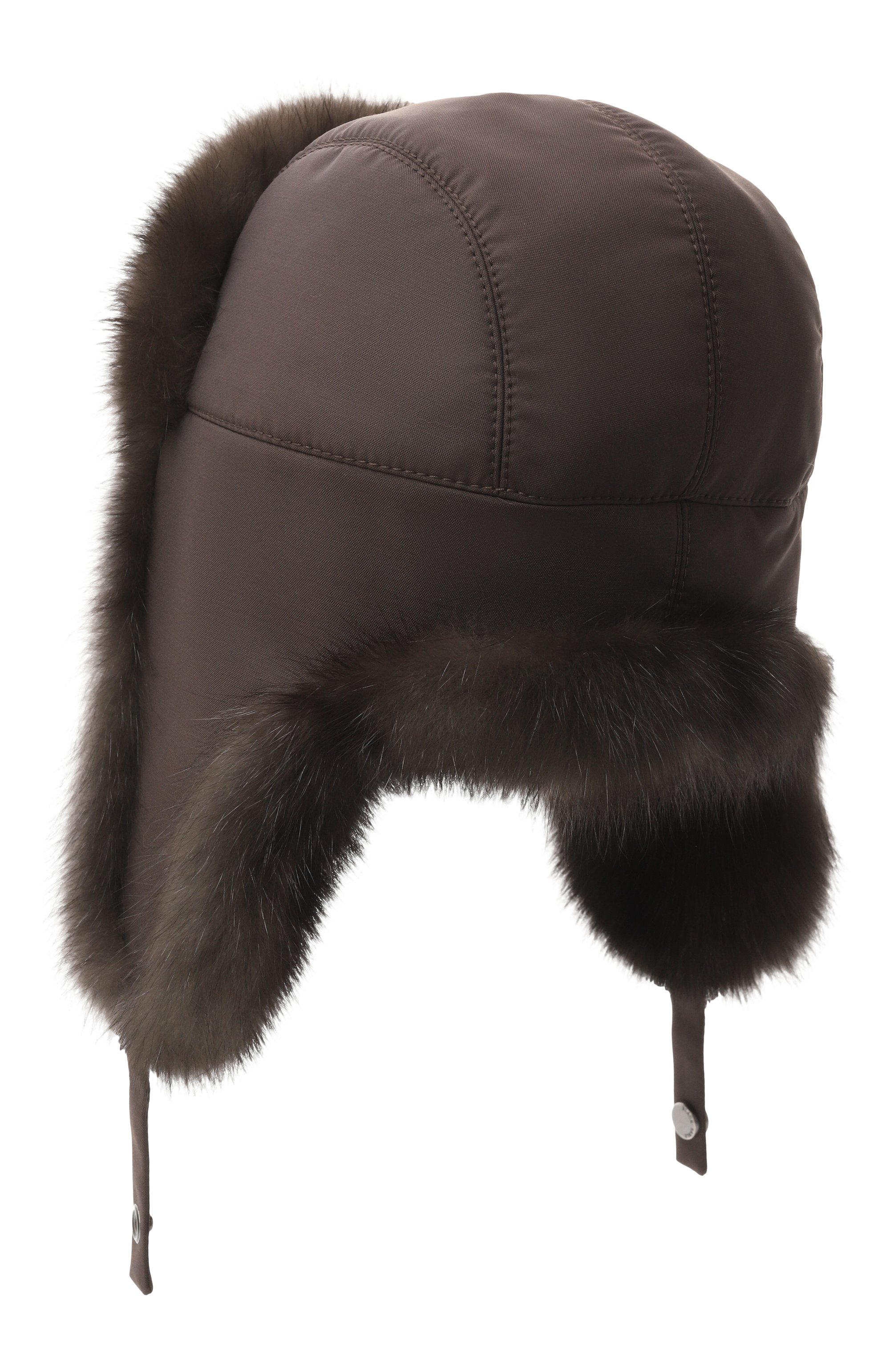 Шапка-ушанка авиатор с мехом соболя BLACK SABLE, арт. BS-24004EB/А, фото 2