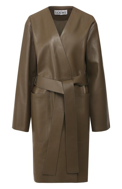 Женское кожаное пальто LOEWE, арт. S1101970CL