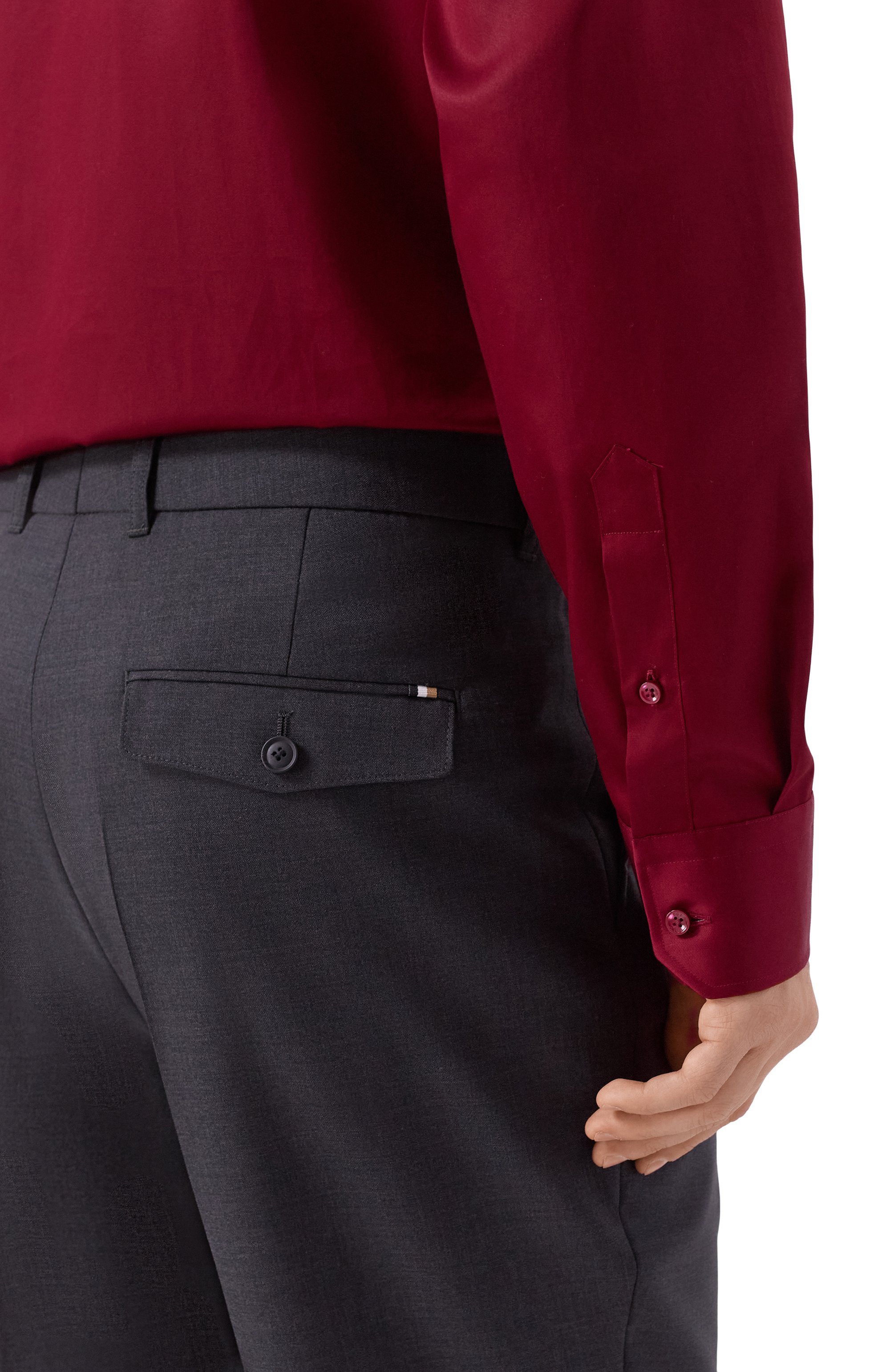 Хлопковая сорочка BOSS, арт. 50549901, фото 5