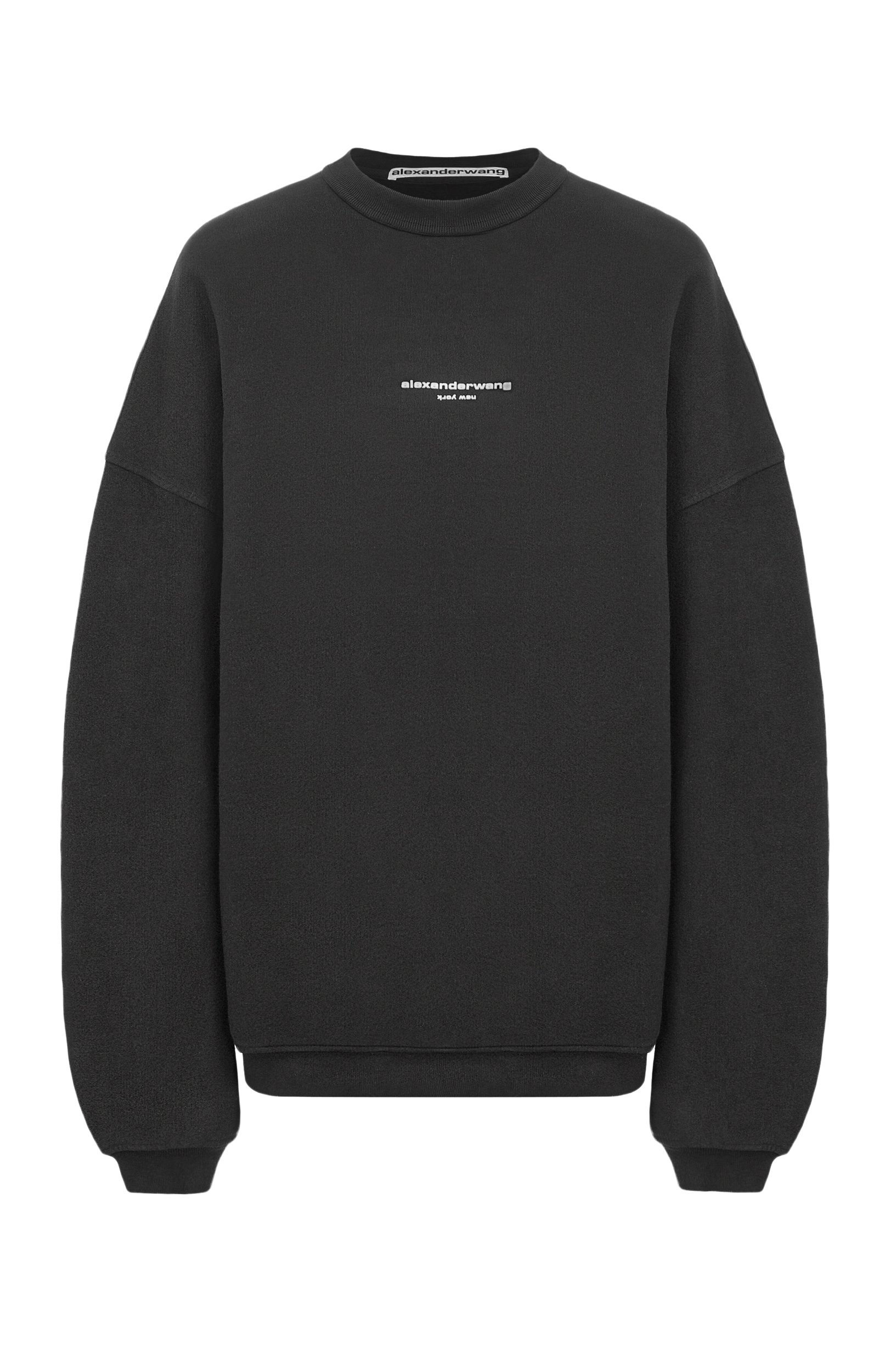 Хлопковый свитшот ALEXANDER WANG темно-серого цвета по цене 59950 руб., арт. UCC4261971, фото 1 Хлопковый свитшот ALEXANDER WANG, арт. UCC4261971, фото 1