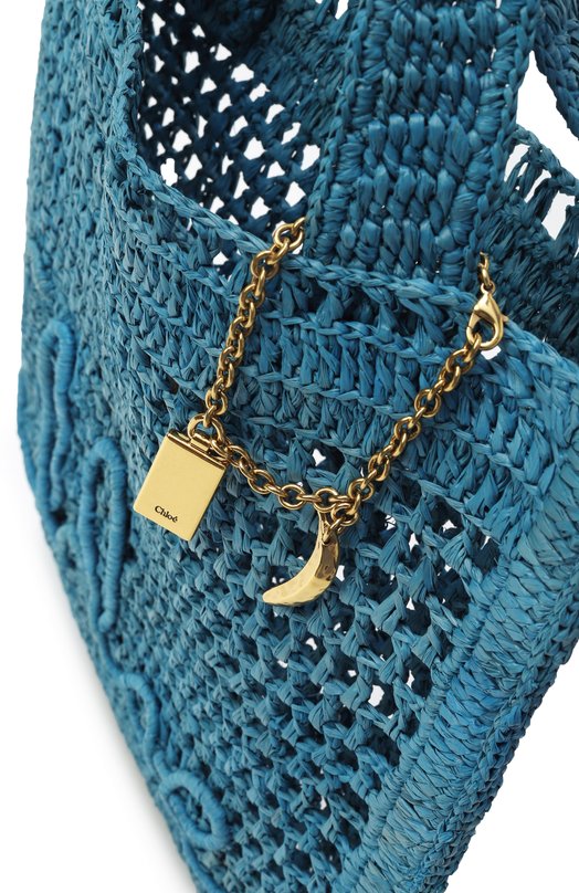 Сумка-шопер Summer Banana Chloé CH25US901P08 Голубой  CH25US901P08 Фото 3
