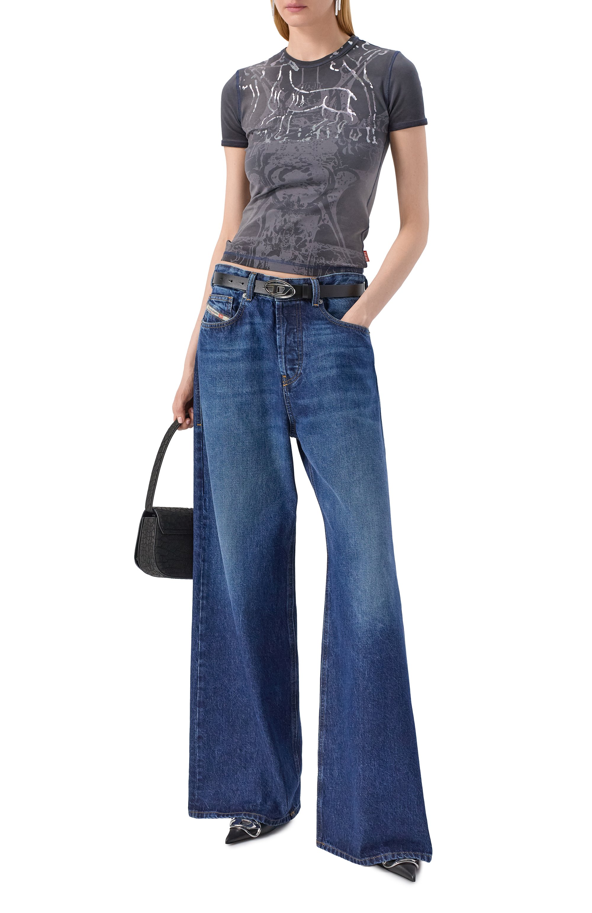 Хлопковая футболка DIESEL, арт. A19530/0DEBZ, фото 2