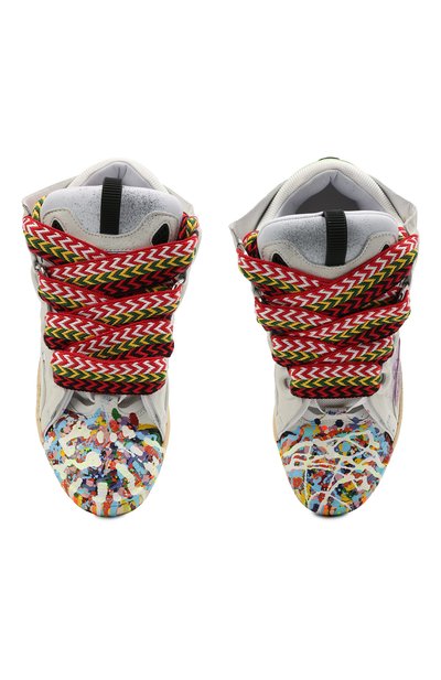 Комбинированные кеды lanvin x gallery dept LANVIN, арт. FM-SKRK11-DRGD-E21, фото 5