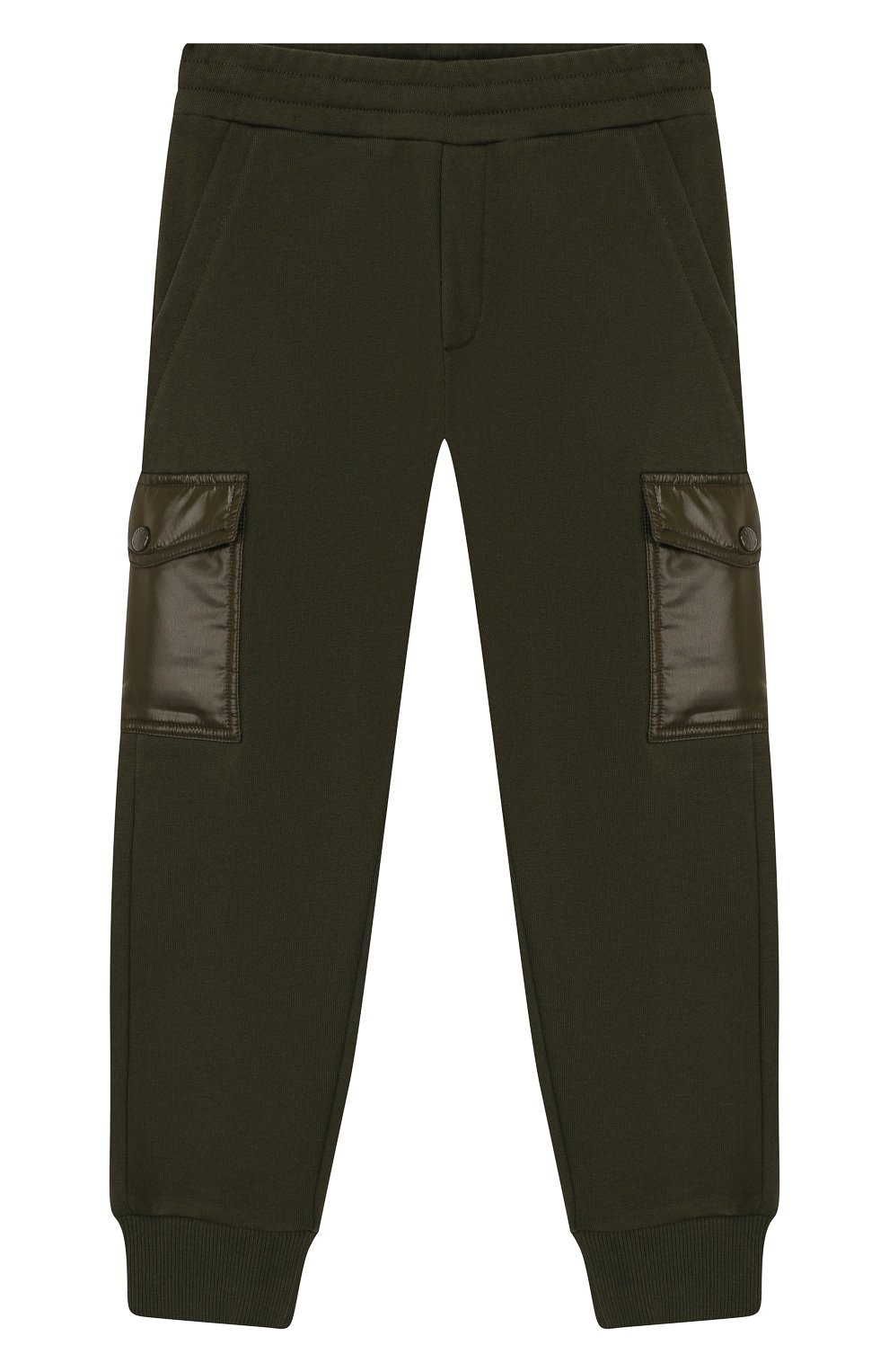 Хлопковые джоггеры MONCLER, арт. E2-954-87091-05-809B3/4-6A, фото 1