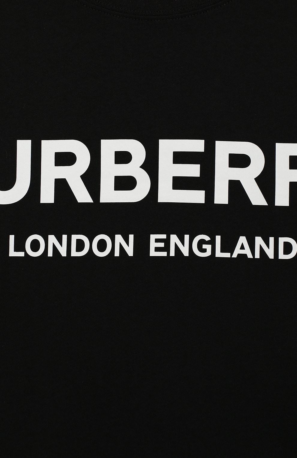 Хлопковая футболка BURBERRY черного цвета по цене 10750 руб., арт. 8008881, фото 3 Хлопковая футболка BURBERRY, арт. 8008881, фото 3