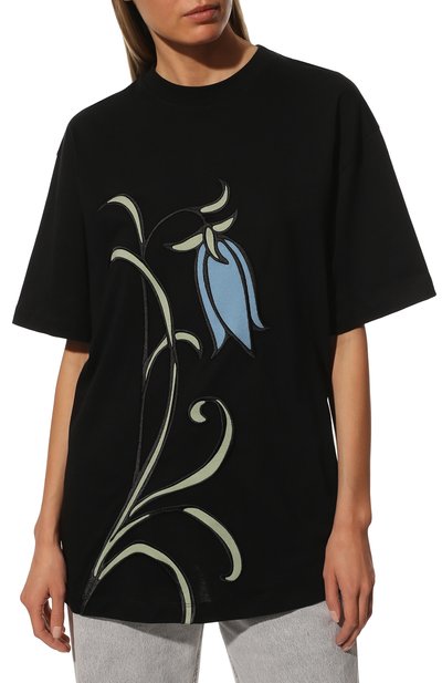 Хлопковая футболка bluebell LOEWE, арт. S800Y22X05, фото 3