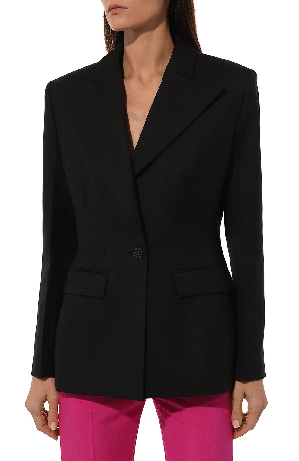 Шерстяной жакет NINA RICCI черного цвета по цене 127000 руб., арт. 24ACVE011WV0322, фото 3 Шерстяной жакет NINA RICCI, арт. 24ACVE011WV0322, фото 3