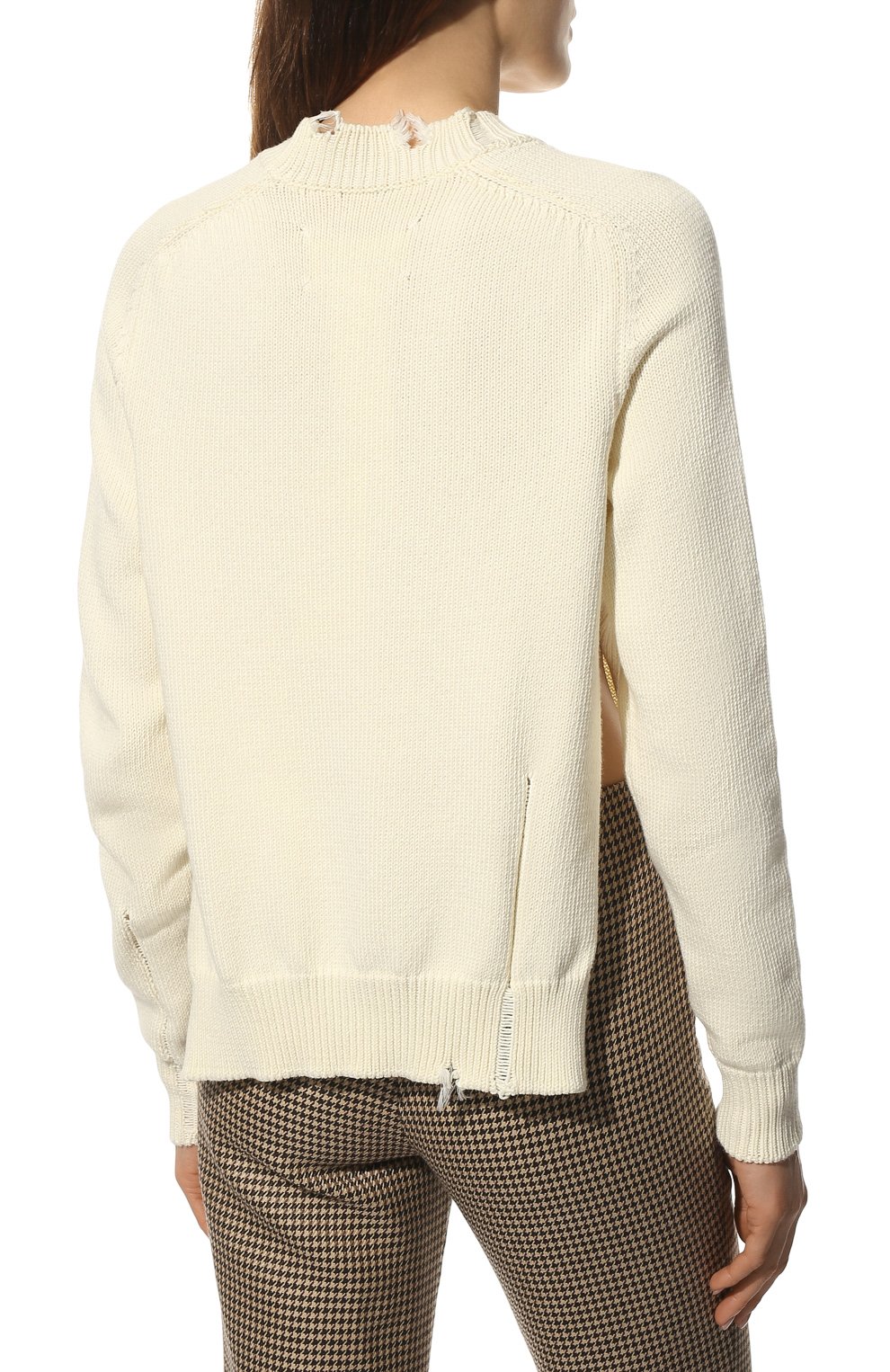 Хлопковый пуловер MAISON MARGIELA, арт. S51GP0256/S17982, фото 4