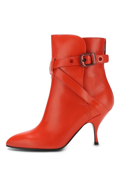 Кожаные ботильоны на фигурном каблуке BOTTEGA VENETA, арт. 533047/VX190, фото 3