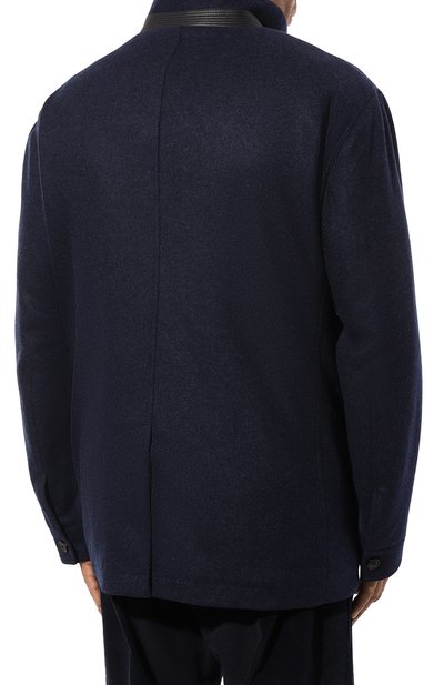 Куртка из шерсти и кашемира CORTIGIANI темно-синего цвета по цене 369000 руб., арт. 1AG638, фото 4 Куртка из шерсти и кашемира CORTIGIANI, арт. 1AG638, фото 4