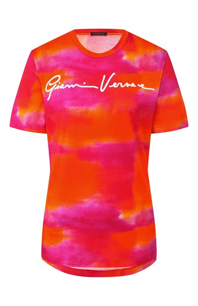 Женская хлопковая футболка VERSACE, арт. A85758/A233409