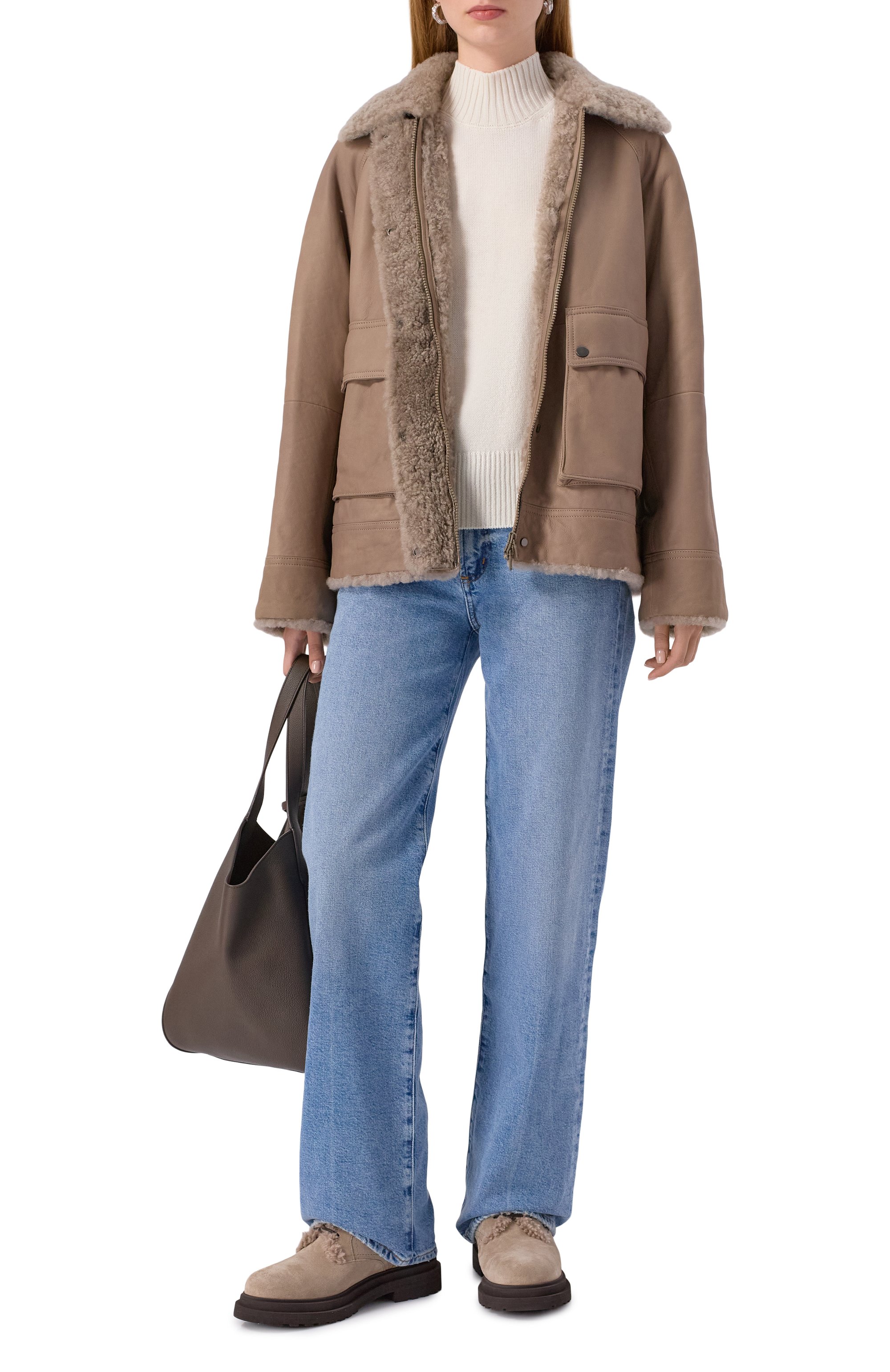 Дубленка из овчины BRUNELLO CUCINELLI, арт. MPMBP7911, фото 2