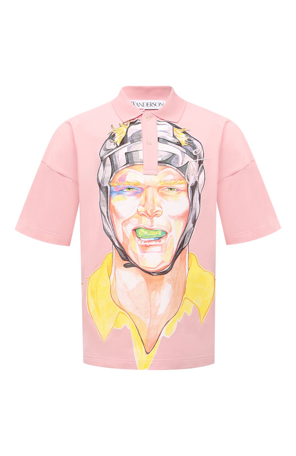 Хлопковое поло jw anderson x pol anglada JW ANDERSON, арт. J00087 PG0476, фото 1