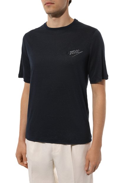 Льняная футболка ZILLI, арт. TSR02AM0800VZLF65M, фото 3