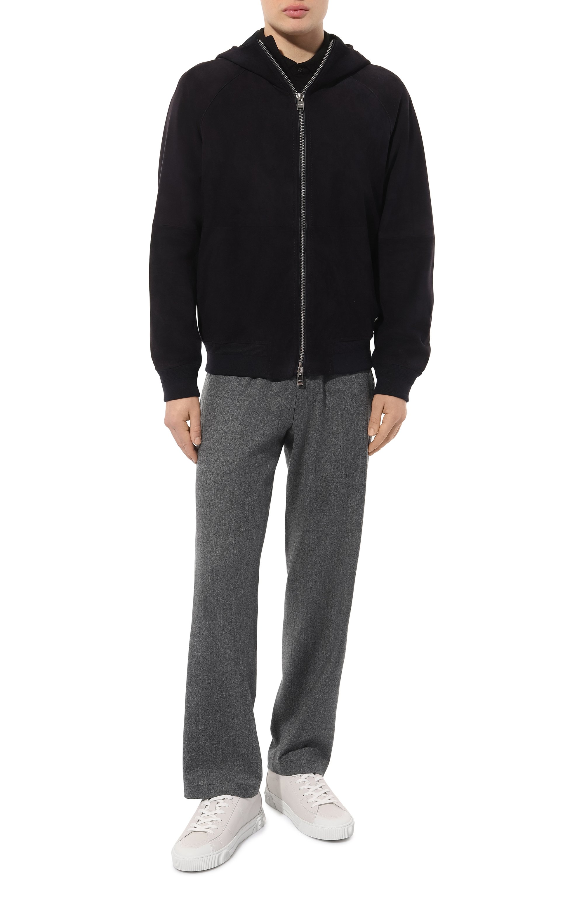 Замшевый бомбер BOSS, арт. 50505407, фото 2