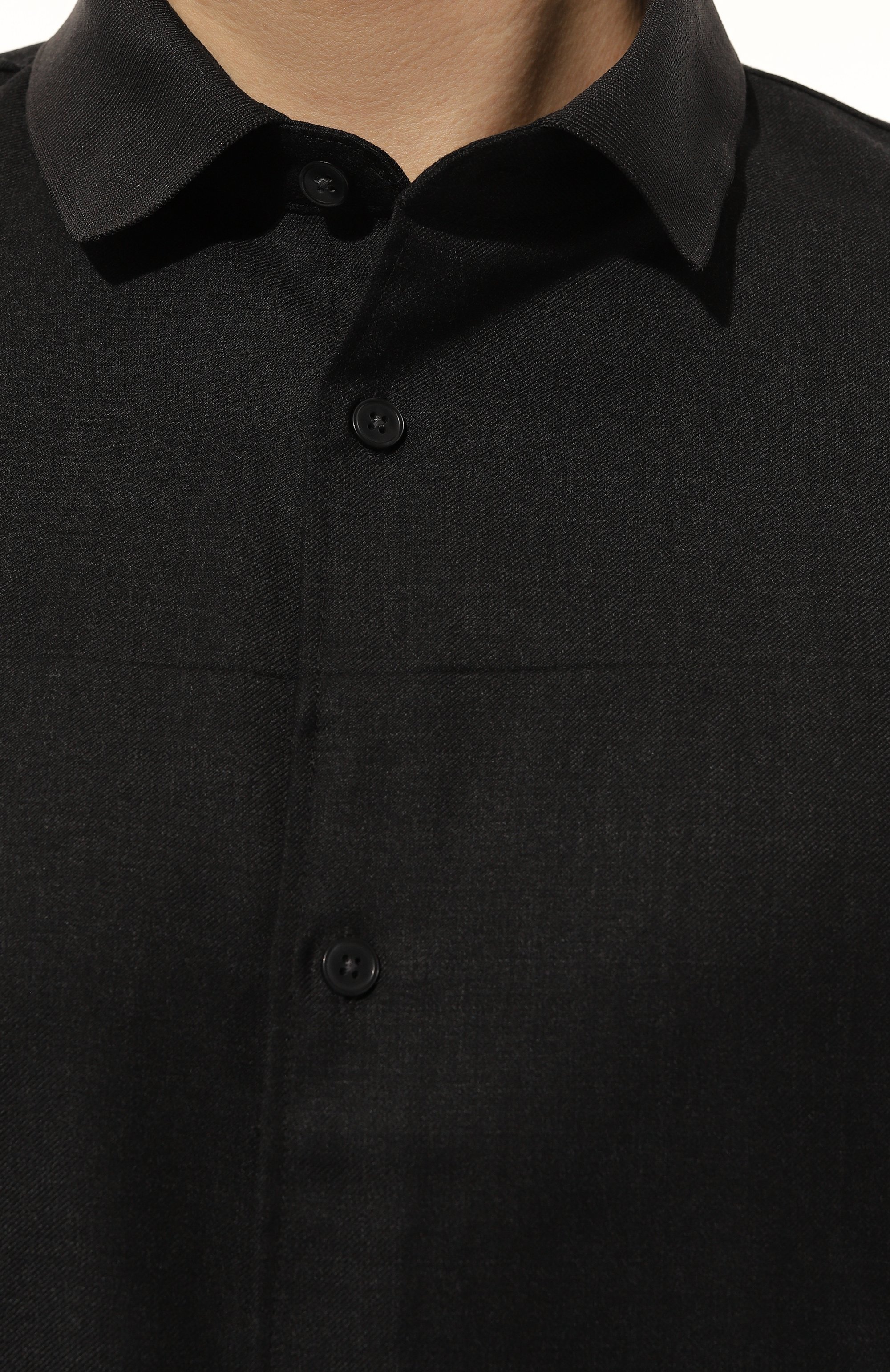 Рубашка из шерсти и вискозы EMPORIO ARMANI, арт. 6D1C61/1NVCZ, фото 5