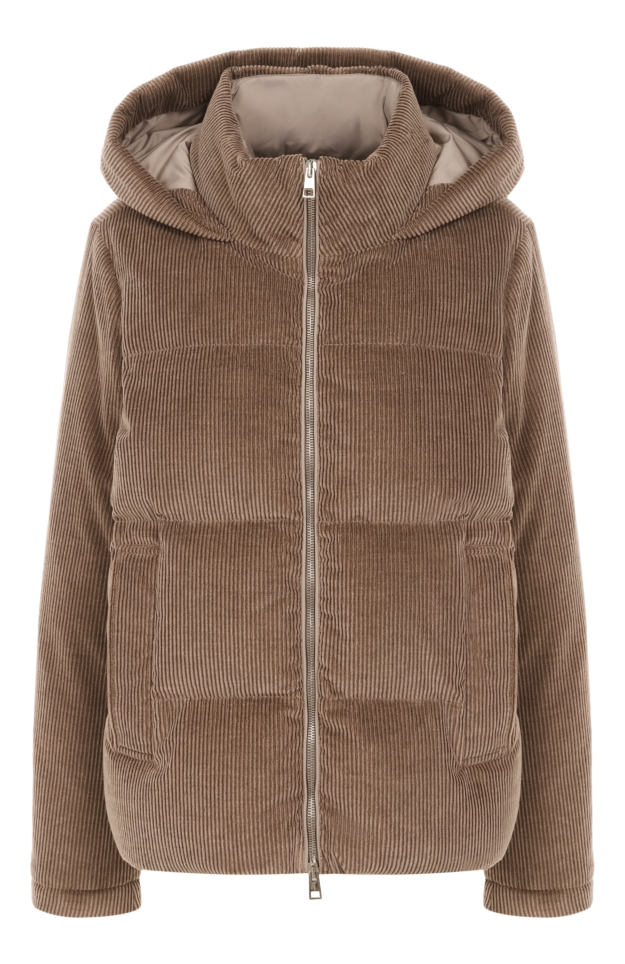 Вельветовый пуховик KITON, арт. D54658K0587C07, фото 1