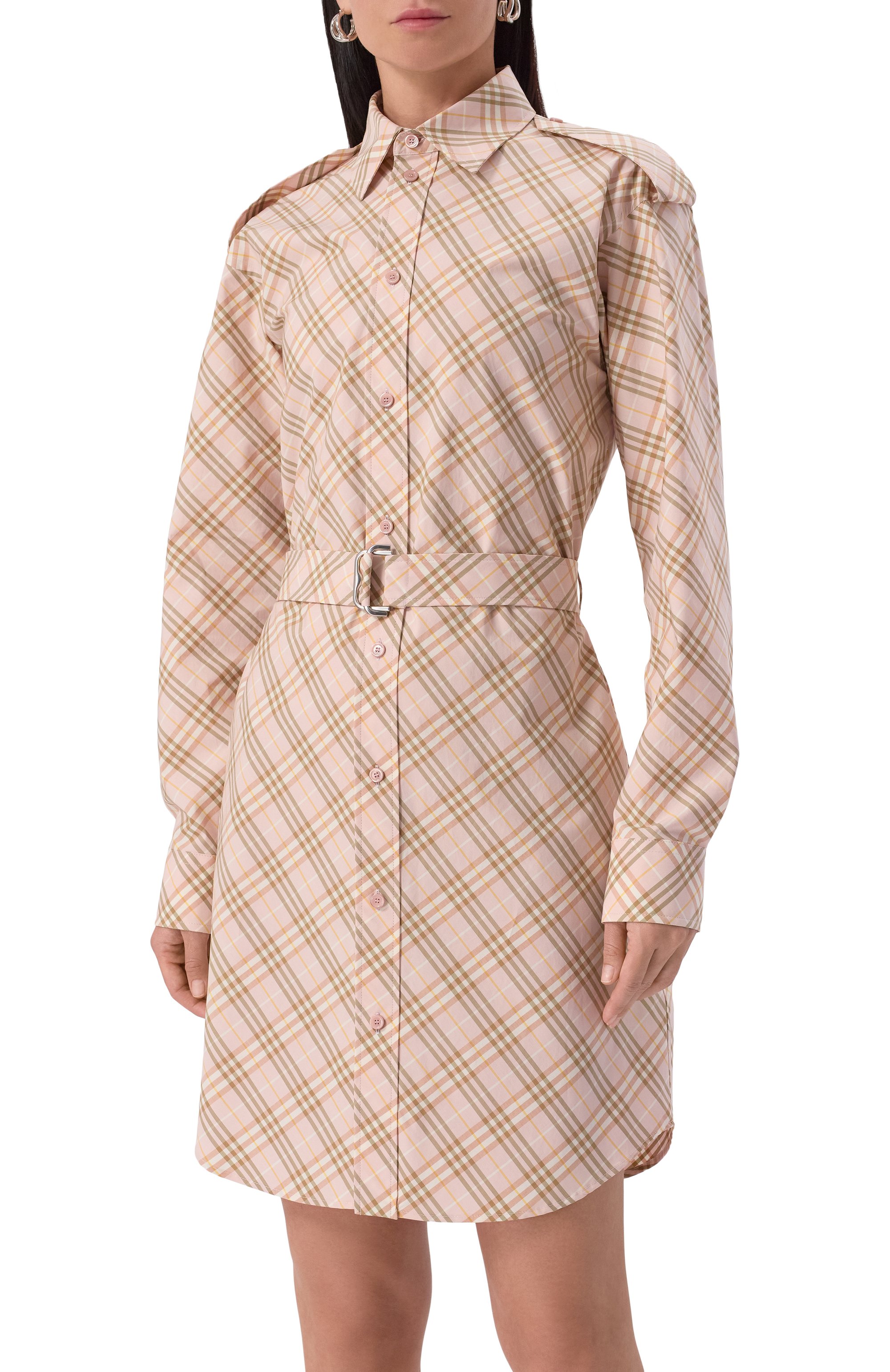 Хлопковое платье BURBERRY, арт. 8104976, фото 3