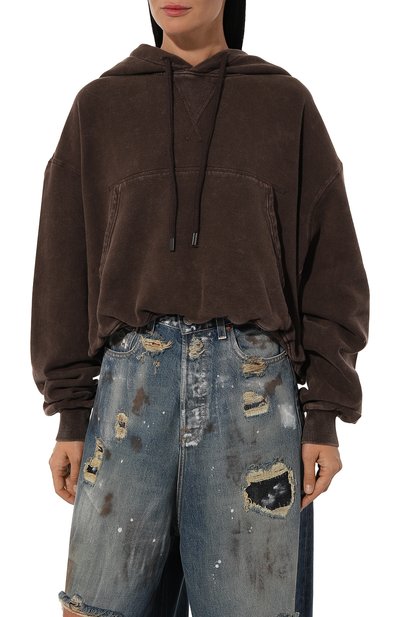 Хлопковое худи R13, арт. R13WK215-001AX, фото 3