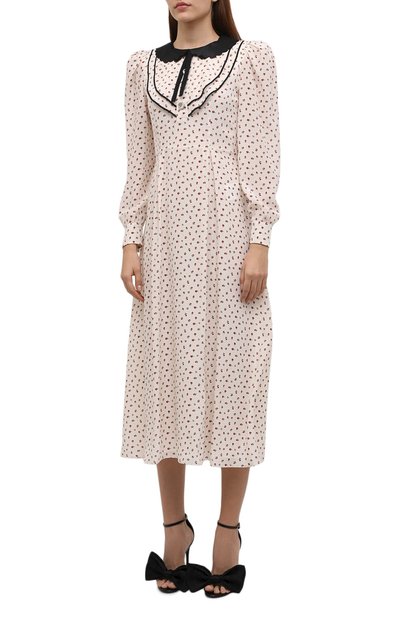 Шелковое платье ALESSANDRA RICH, арт. FAB2701-F3402, фото 3