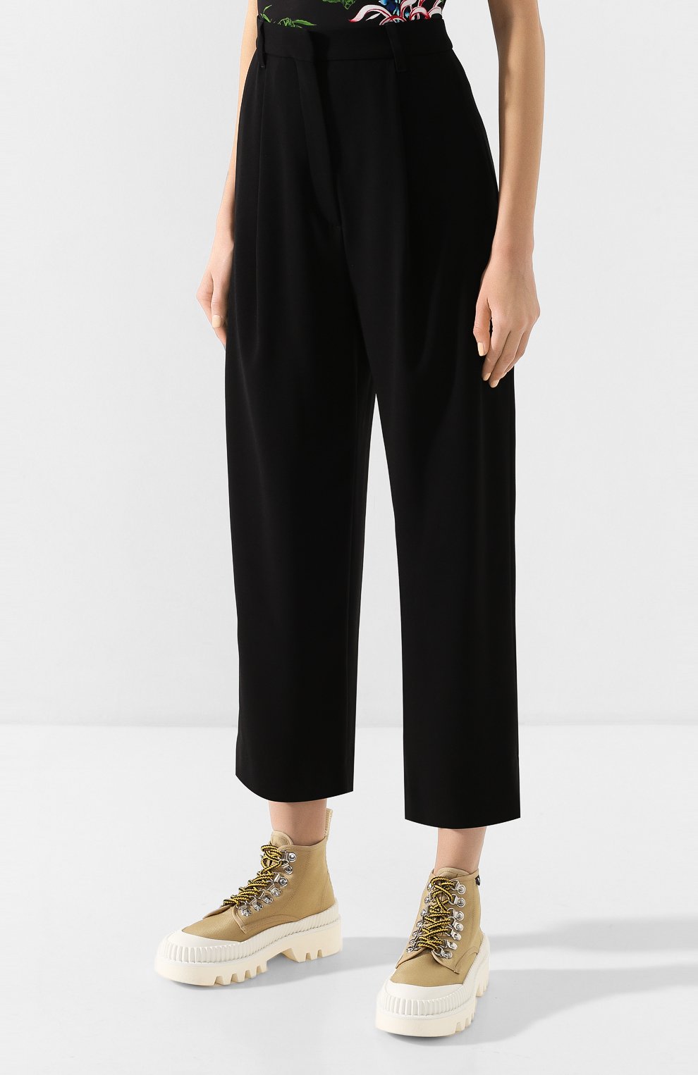 Брюки KENZO черного цвета по цене 24800 руб., арт. FA52PA0035AC, фото 3 Брюки KENZO, арт. FA52PA0035AC, фото 3