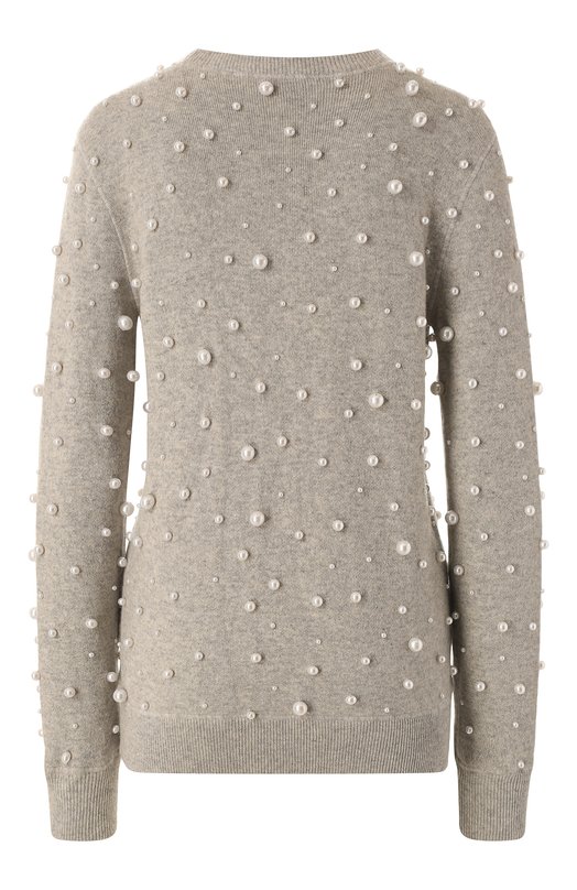 Кашемировый пуловер Michael Kors Collection Серый, фото 2