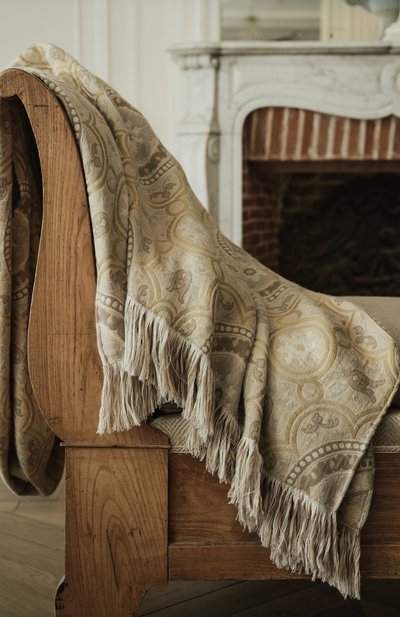 Плед из кашемира и шелка luxury gipsy FRETTE, арт. FR6888 F0701 120Q, фото 3