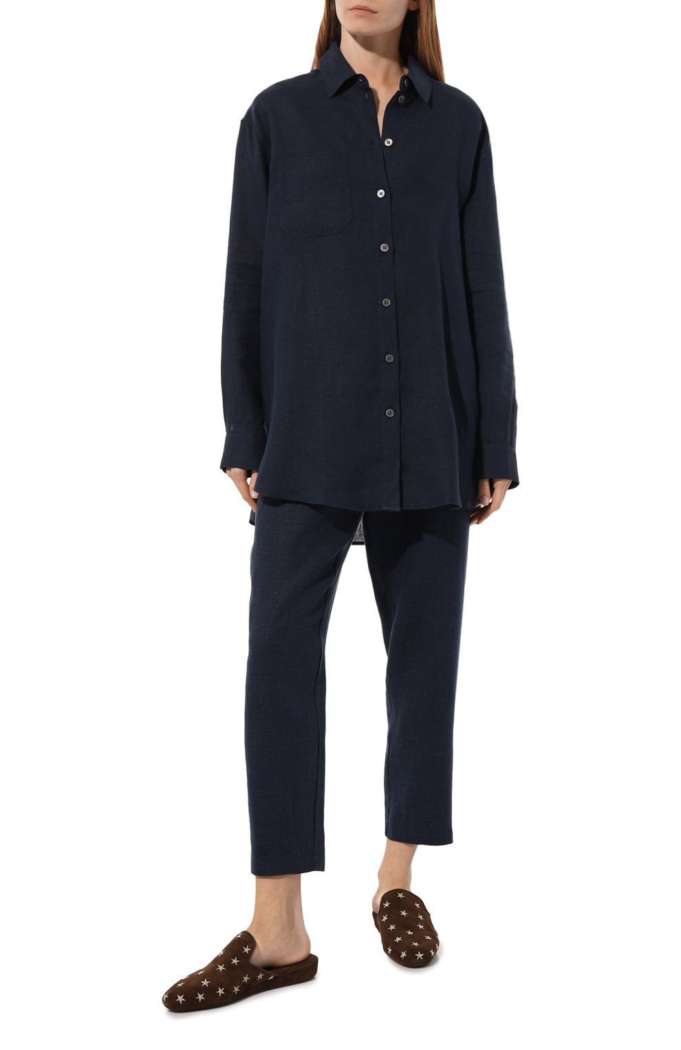 Льняная рубашка DEREK ROSE, арт. 1516-SICI001, фото 2