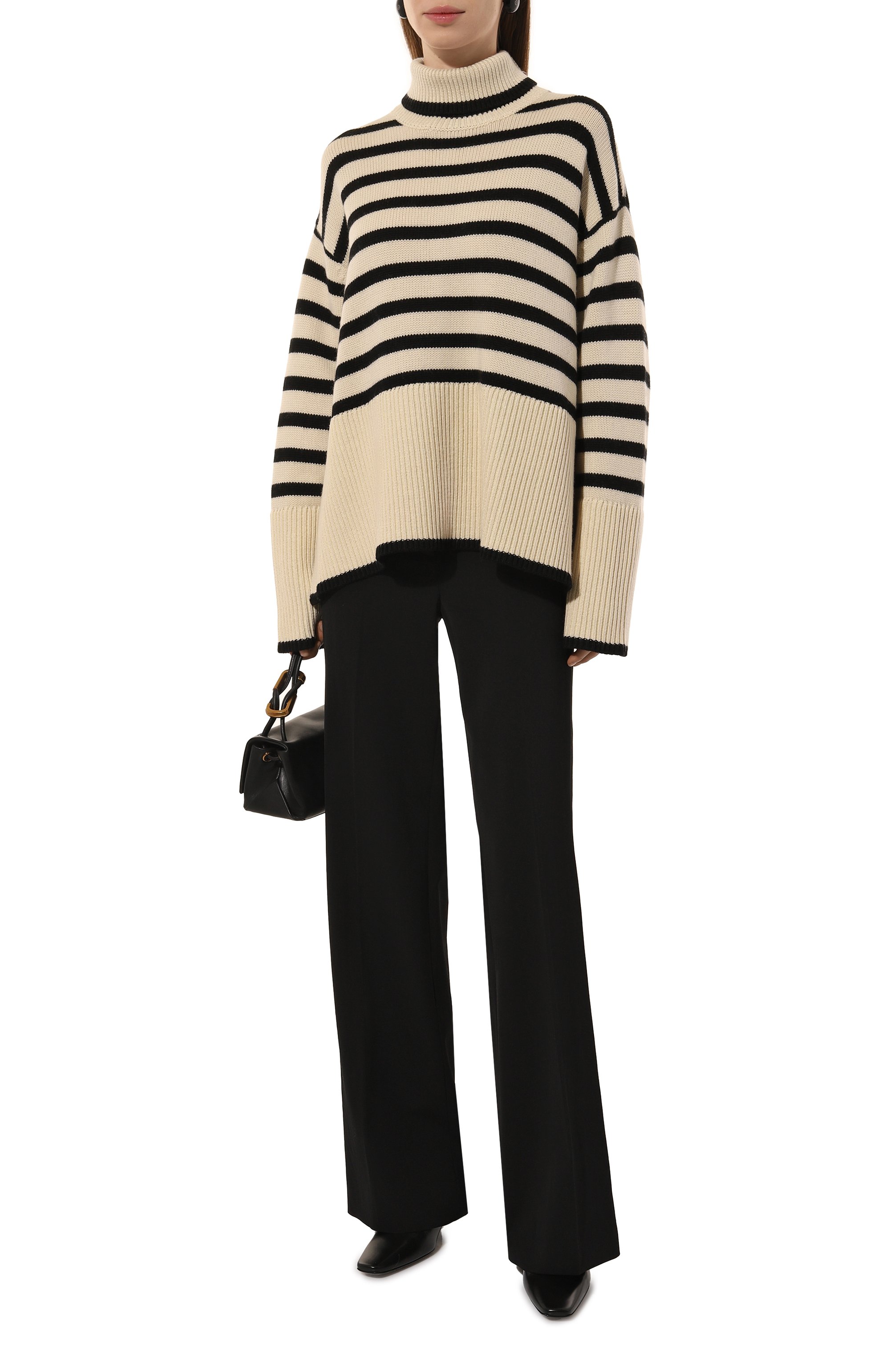 Свитер из шерсти и хлопка TOTEME, арт. 212-562-758, фото 2