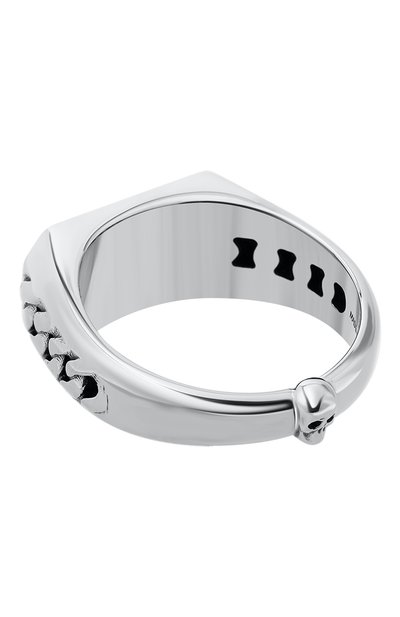 Кольцо ALEXANDER MCQUEEN серебряного цвета по цене 41750 руб., арт. 748241/J160Y, фото 3 Кольцо ALEXANDER MCQUEEN, арт. 748241/J160Y, фото 3