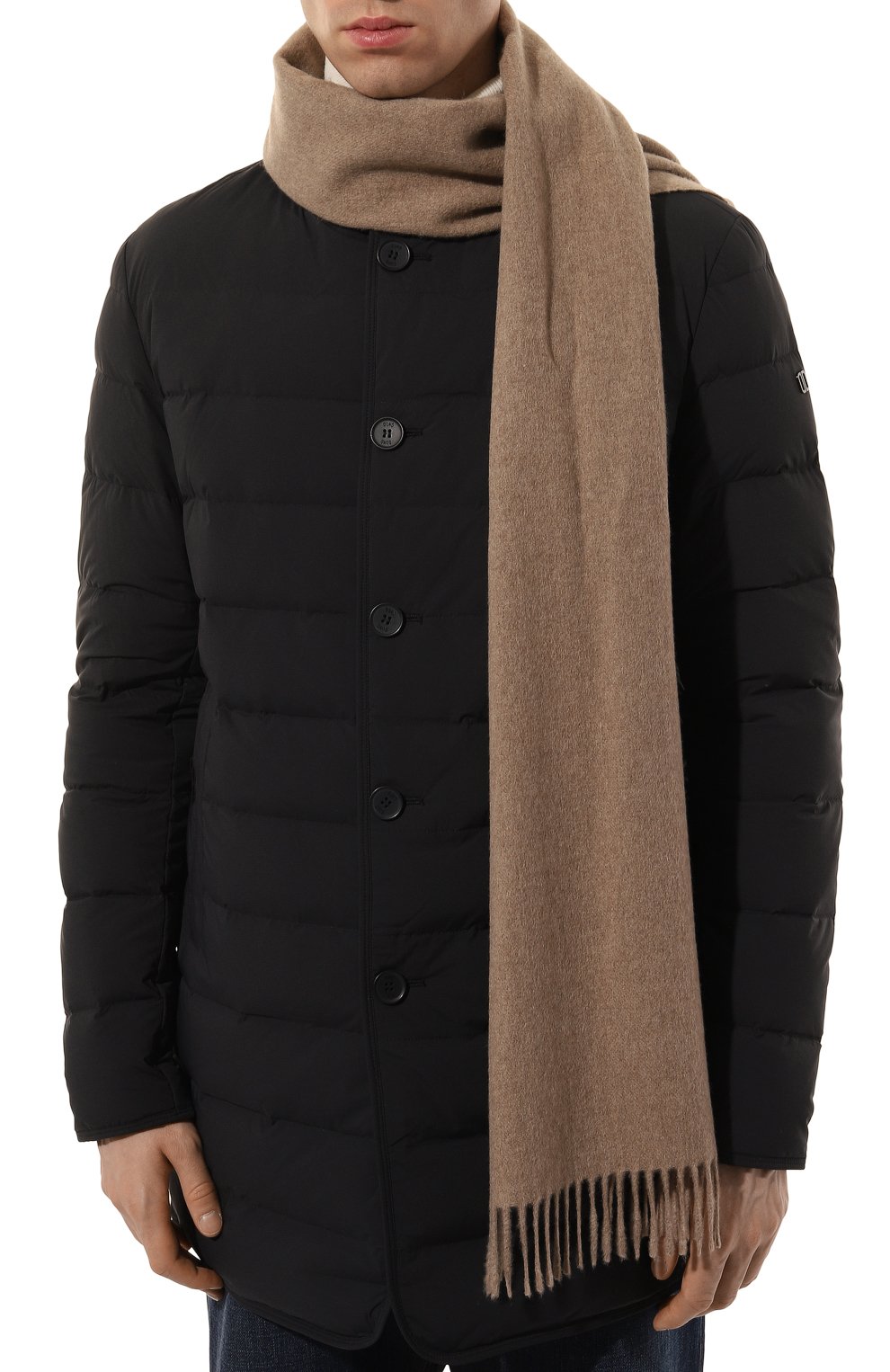 Кашемировый шарф VAN LAACK бежевого цвета по цене 29100 руб., арт. SVEN/Z10414, фото 3 Кашемировый шарф VAN LAACK, арт. SVEN/Z10414, фото 3