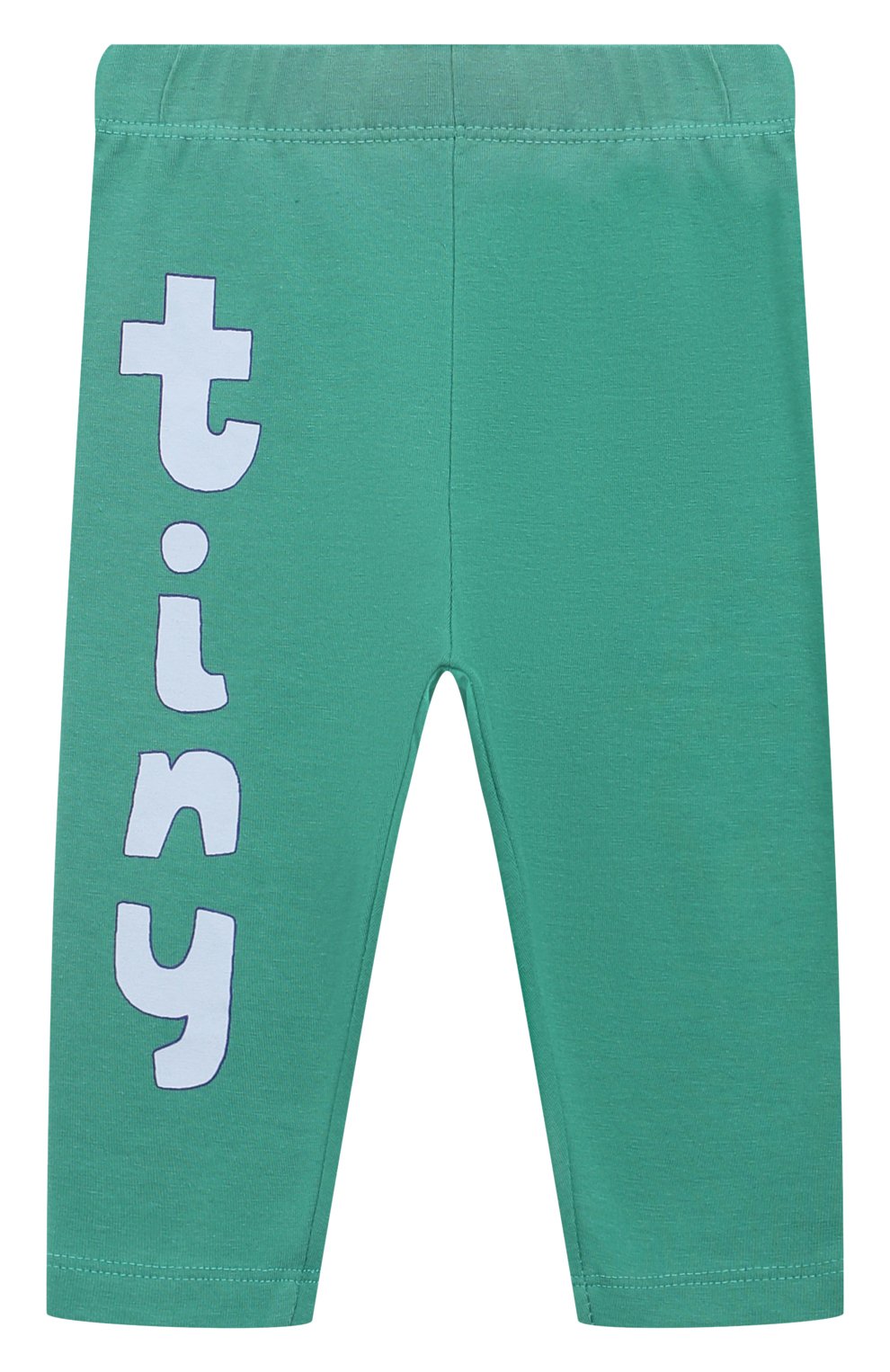 Хлопковые легинсы TINYCOTTONS зеленого цвета по цене 9300 руб., арт. SS24-092., фото 1 Хлопковые легинсы TINYCOTTONS, арт. SS24-092., фото 1