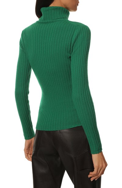 Кашемировый свитер ALLUDE зеленого цвета по цене 51400 руб., арт. 225/11141, фото 4 Кашемировый свитер ALLUDE, арт. 225/11141, фото 4