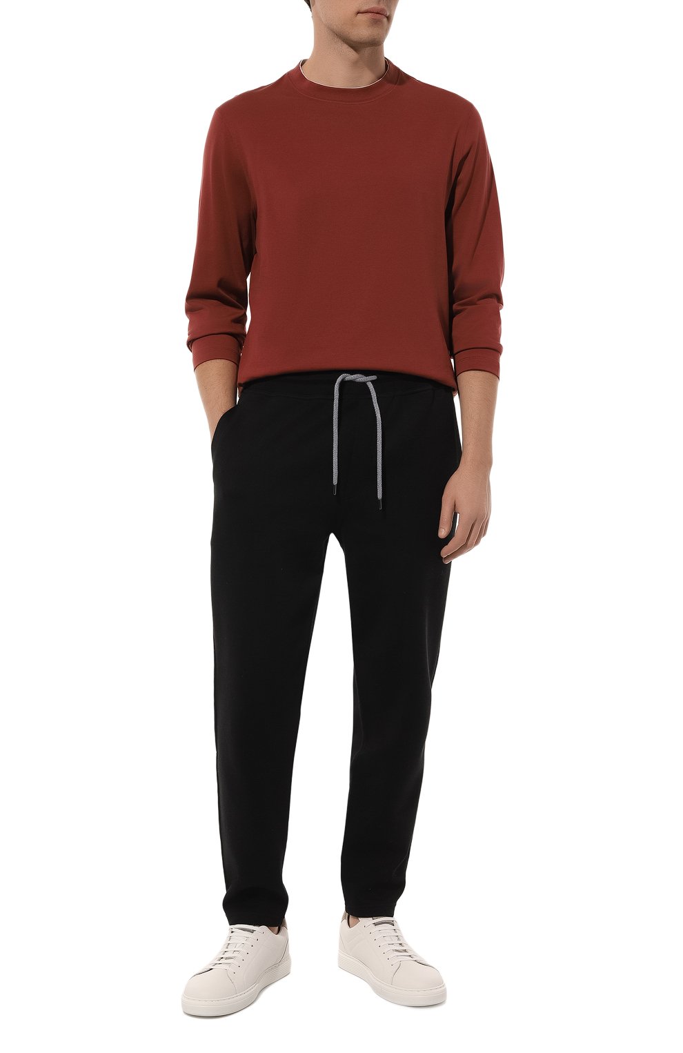 Хлопковый лонгслив BRUNELLO CUCINELLI, арт. M0B137433, фото 2