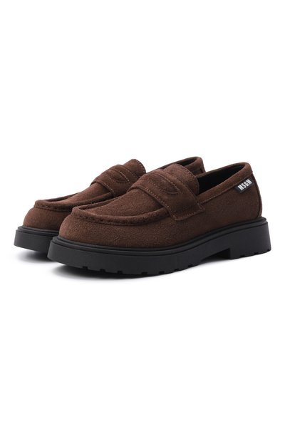 Замшевые лоферы MSGM KIDS, арт. 84013/VAR1
