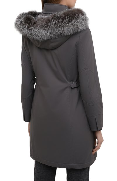 Парка с меховой отделкой капюшона LORO PIANA, арт. FAE5502, фото 4