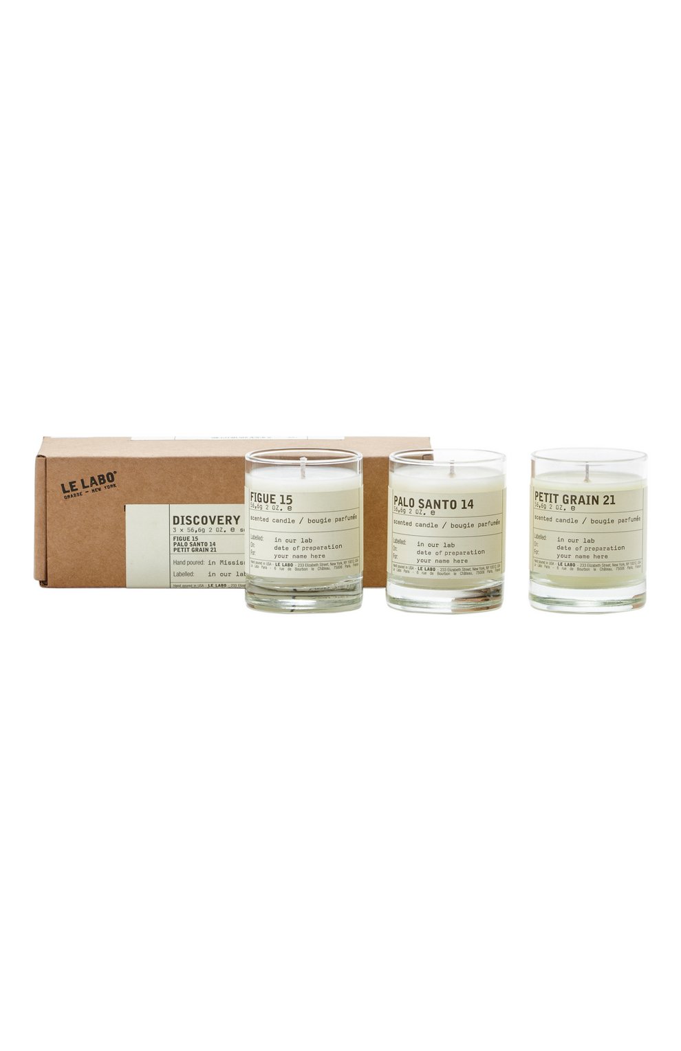 Набор свечей discovery set (3х56,6g) LE LABO, арт. 842185131137, фото 2