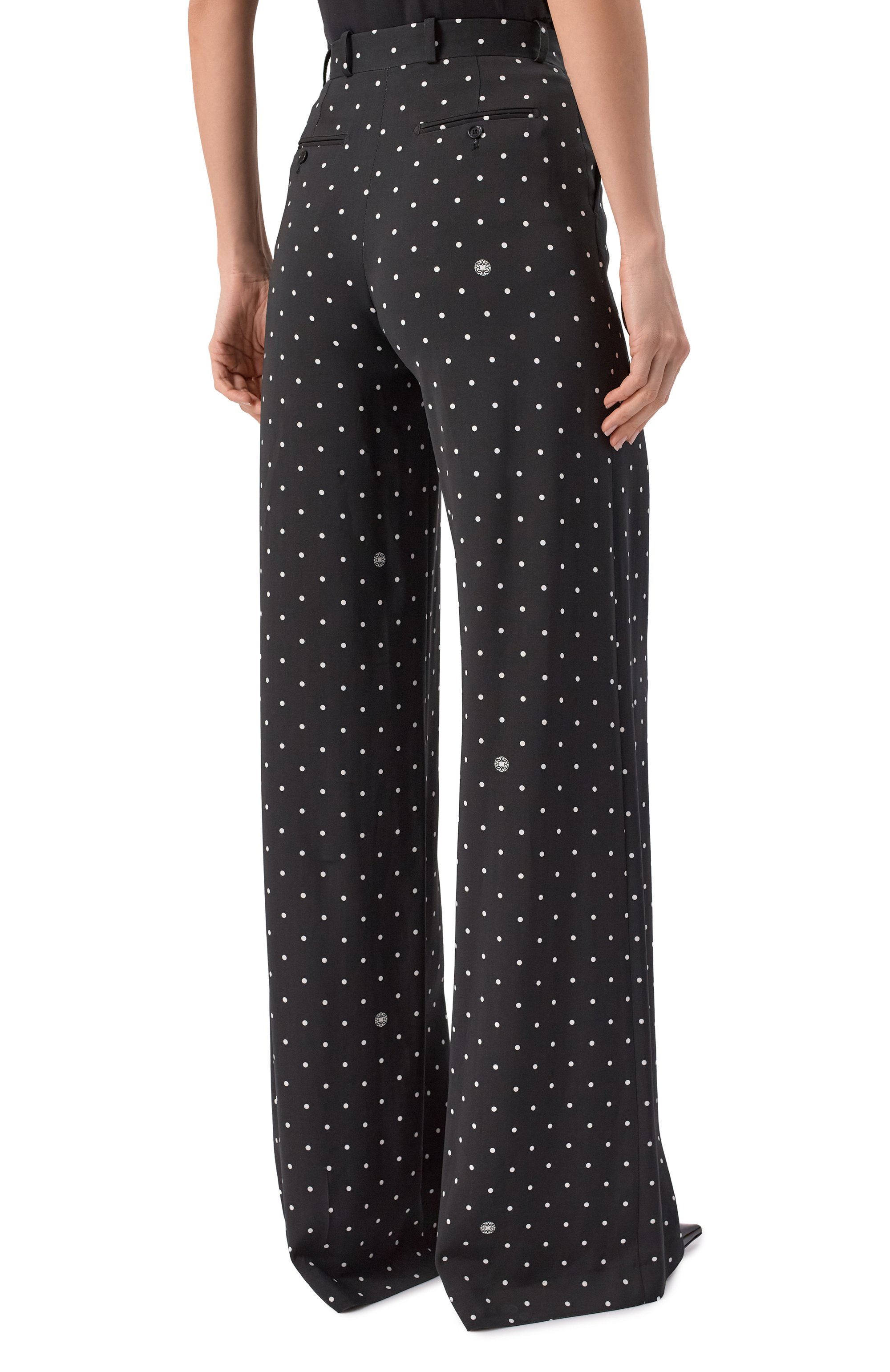 Брюки из вискозы и шелка ELIE SAAB, арт. P0170PR26/CD024, фото 4