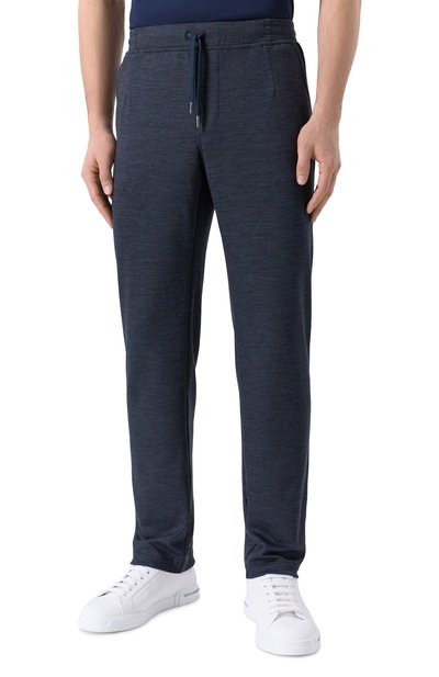 Шерстяные брюки MVST темно-синего цвета по цене 120000 руб., арт. 13M708.VP00.MUST., фото 3 Шерстяные брюки MVST, арт. 13M708.VP00.MUST., фото 3