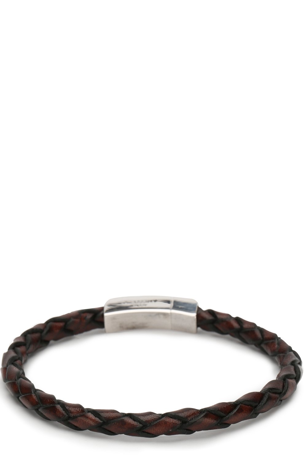 Плетеный кожаный браслет с серебряной отделкой TATEOSSIAN, арт. BR-3799, фото 2